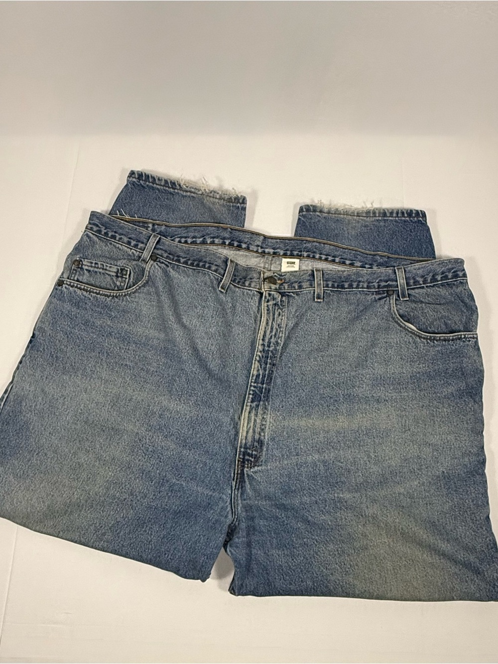 Vintage 90s Levi's 545 Medium Wash Cotton Loose‎ Fit Jeans Size W56 L30